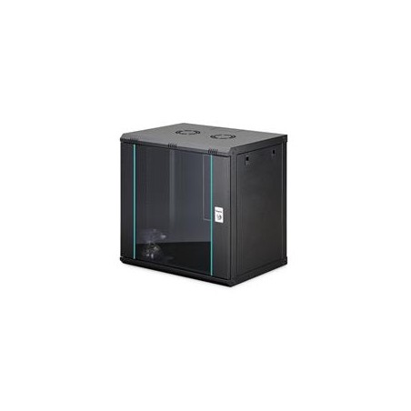 DIGITUS DN-37109 Nástěnná skříň 12U, Dynamic-N, 19", 600x450mm, nesmontovaná černá (RAL 9005)
