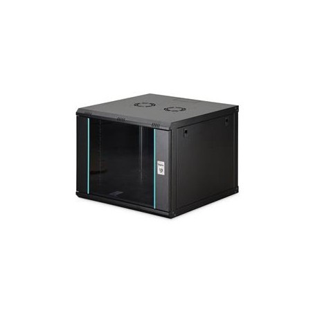 DIGITUS DN-37107 Nástěnná skříň 9U, Dynamic-N, 19", 600x600mm, nesmontovaná černá (RAL 9005)