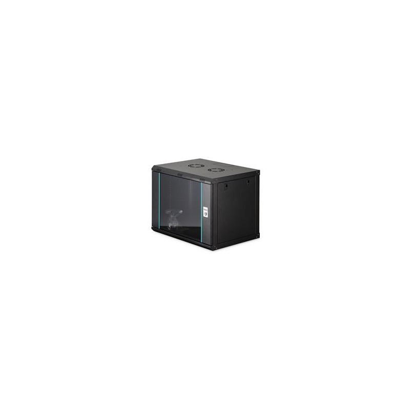 DIGITUS DN-37105 Nástěnná skříň 9U, Dynamic-N, 19", 600x450mm, nesmontovaná černá (RAL 9005)