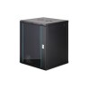 DIGITUS DN-37115 Nástěnná skříň 16U, Dynamic-N, 19", 600x600mm, nesmontovaná černá (RAL 9005)