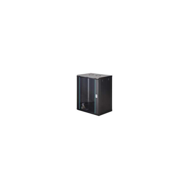 DIGITUS DN-37113 Nástěnná skříň 16U, Dynamic-N, 19", 600x450mm, nesmontovaná černá (RAL 9005)