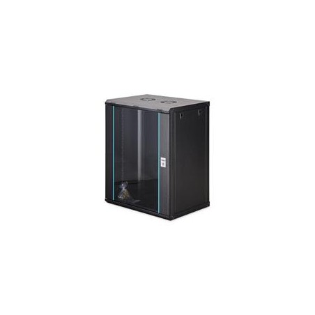 DIGITUS DN-37113 Nástěnná skříň 16U, Dynamic-N, 19", 600x450mm, nesmontovaná černá (RAL 9005)