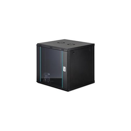 DIGITUS DN-37111 Nástěnná skříň 12U, Dynamic-N, 19", 600x600mm, nesmontovaná černá (RAL 9005)