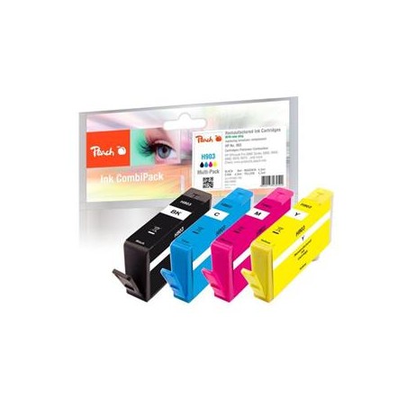 PEACH kompatibilní cartridge HP No. 903, Multi-Pack1x bk,c,m,y, OEM čip