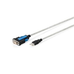 Digitus Adaptérový kabel USB 2.0 na RS232, 1,8 m, integrovaný čipset FTDI