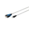 Digitus Adaptérový kabel USB 2.0 na RS232, 1,8 m, integrovaný čipset FTDI