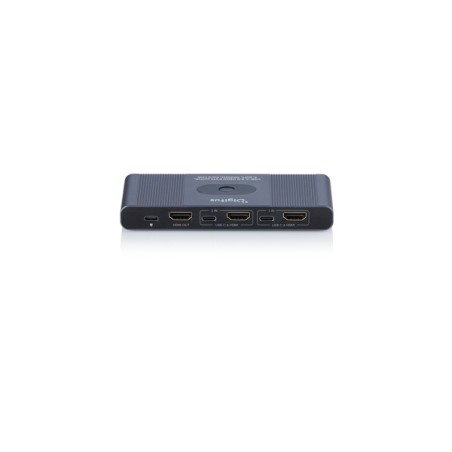 DIGITUS DS-12855 KVM Switch, 2portový, HDMI, USB 4K60Hz, Core Line
