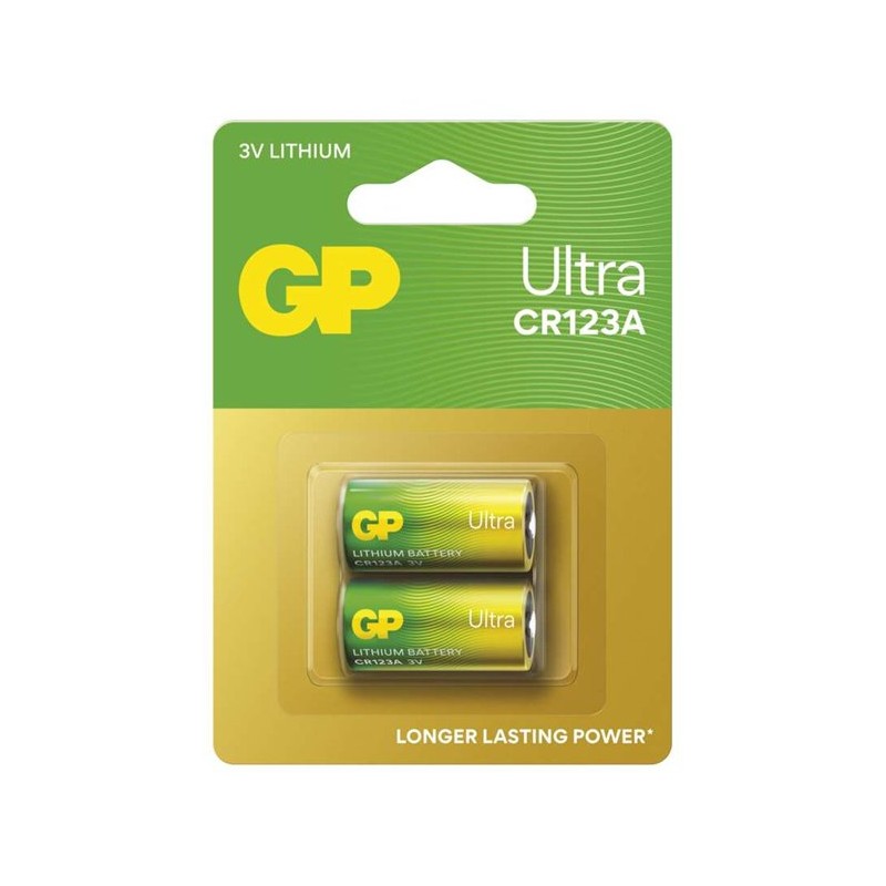 GP Lithiová baterie GP Ultra CR123A - 2 ks