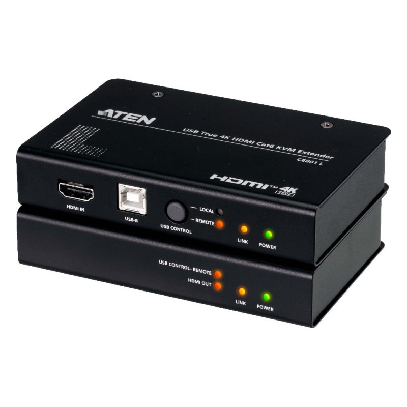 ATEN CE801 USB True 4K HDMI Cat 6 KVM Extender (4K @ 70 m / FHD @ 100 m)