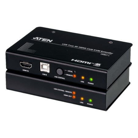 ATEN CE801 USB True 4K HDMI Cat 6 KVM Extender (4K @ 70 m / FHD @ 100 m)