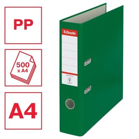 Esselte Economy A4 75 mm zelený