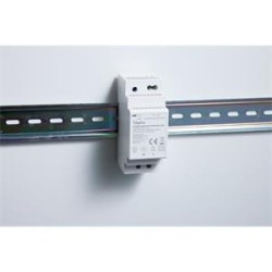 DIGITUS 12V / 2A / 24W Stupňovitý napájecí zdroj na DIN lištu (tenký, třída II)