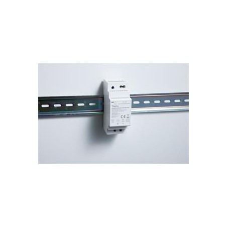 DIGITUS 12V / 2A / 24W Stupňovitý napájecí zdroj na DIN lištu (tenký, třída II)