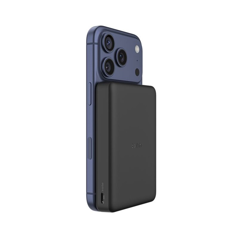 Belkin BOOST CHARGE Qi2 Magnetická Bezdrátová PowerBanka, 10000mAh, slim, černá