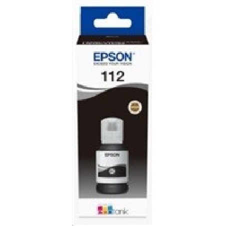 EPSON ink čer 112 EcoTank Pigment Black ink bottle, ČB 7500 stran