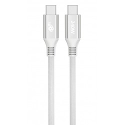 TB Touch USB C - USB C 240W, 1m bilý