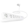 CONNECT IT prodlužovací kabel s přepěťovou ochranou ,6 zásuvek, 1,5 m (bíla)