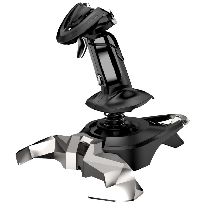 Genius GX Gaming MaxFire F27,Joystick, drátový, pro PC, 4směrový, 12 tlačítek, USB, černo-stříbrný