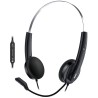 Genius HS-220U AI,Headset, náhlavní, drátový, s mikrofonem, ovl. hlasitosti, Copilot,USB, 2,4m kabel,černá