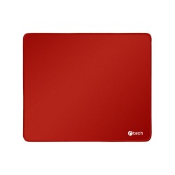 C-TECH podložka pod myš MP-01, červená, 320x270x4mm, obšité okraje