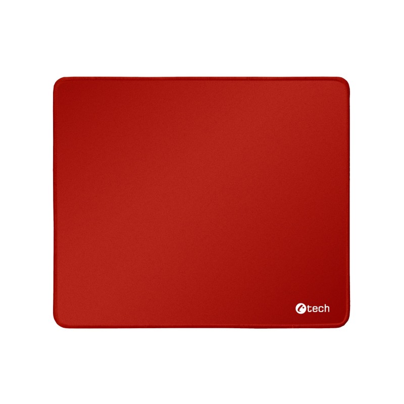 C-TECH podložka pod myš MP-01, červená, 320x270x4mm, obšité okraje