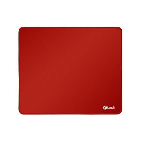 C-TECH podložka pod myš MP-01, červená, 320x270x4mm, obšité okraje