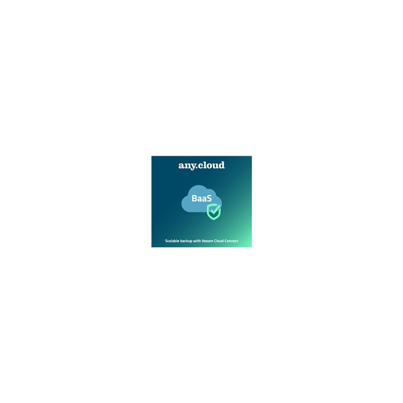 Anycloud BaaS | BaaS for Veeam Cloud Connect Backup License (1VM/1M)