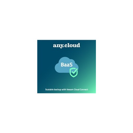 Anycloud BaaS | BaaS for Veeam Cloud Connect Backup License (1VM/1M)