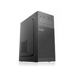 BAZAR - 1stCOOL skříň JAZZ 3, middle tower, AU, USB 3.0, bez zdroje, černá