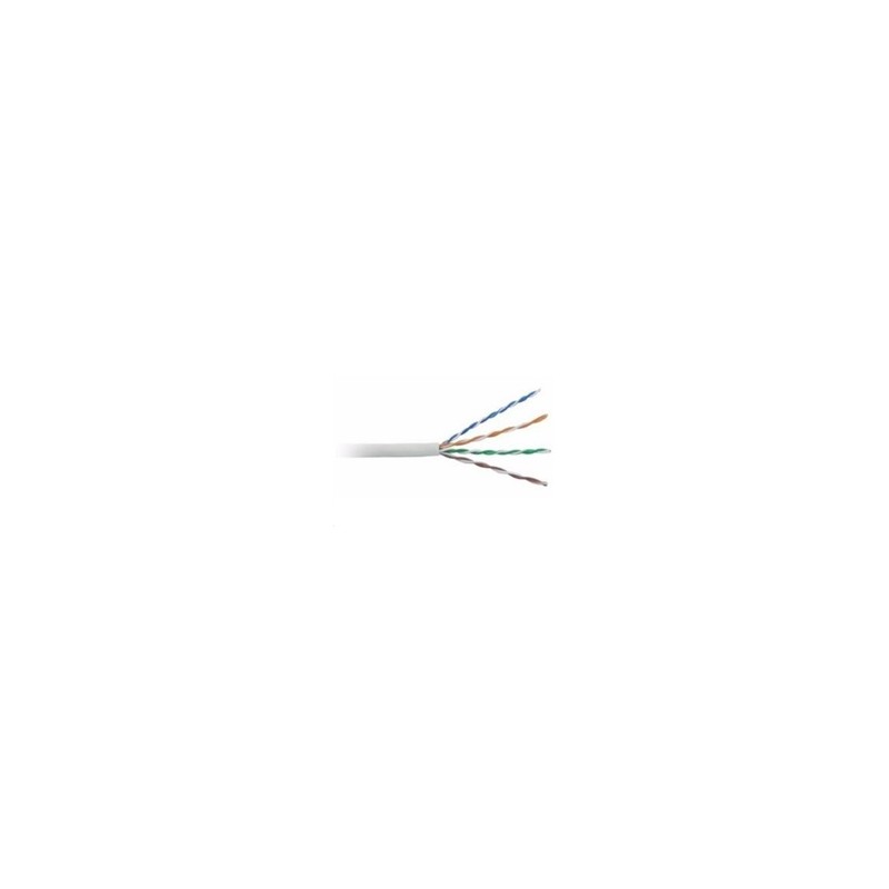 UTP kabel LYNX, Cat5E, drát, PVC, Dca, šedý, 100m - poškozený obal