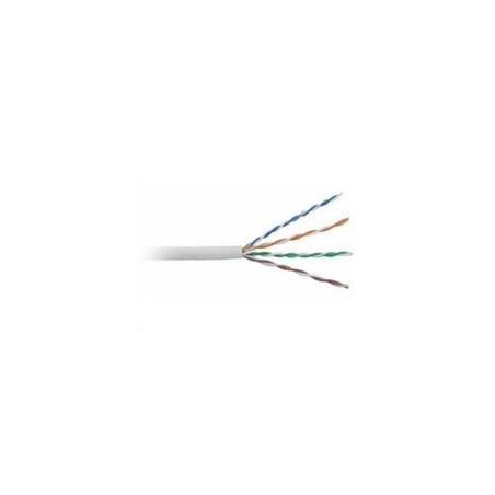 UTP kabel LYNX, Cat5E, drát, PVC, Dca, šedý, 100m - poškozený obal