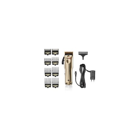 BaByliss Pro 4 FX825GE profesionální zastřihovač, titanové čepele, 3300 mAh baterie, zlatá