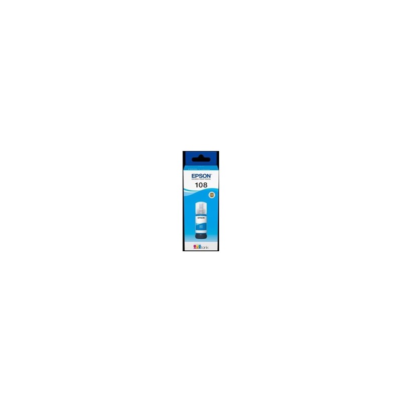 EPSON 108 EcoTank Cyan ink bottle