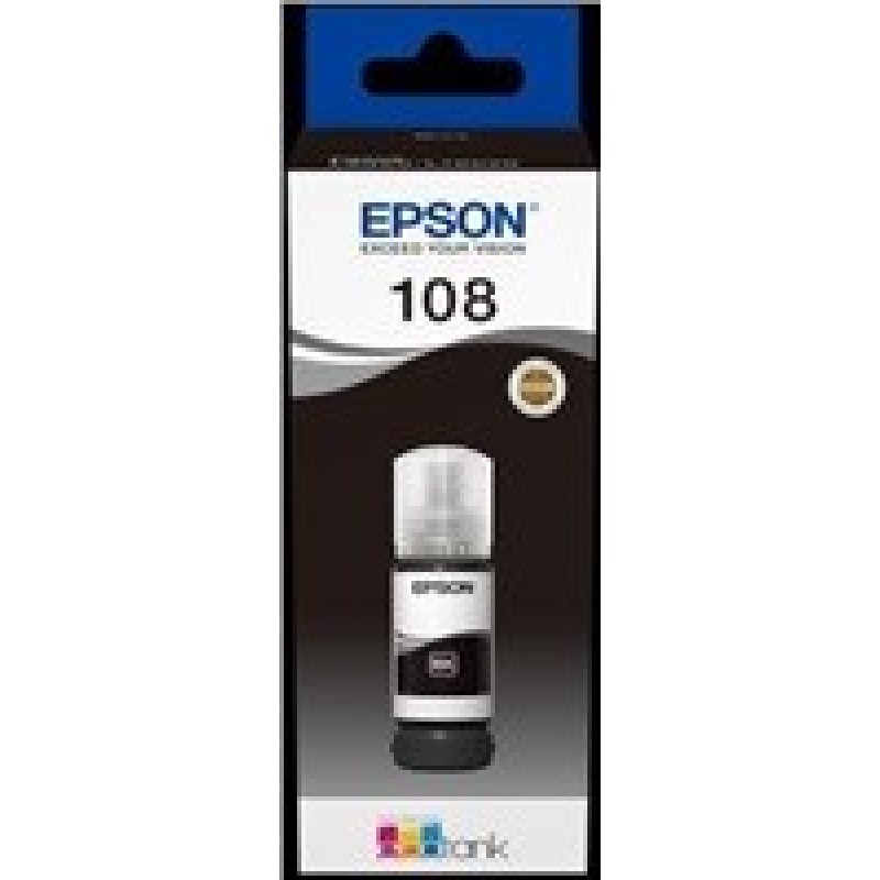 EPSON 108 EcoTank Black ink bottle