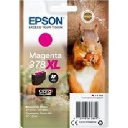 EPSON ink bar Singlepack Magenta 378XL Claria Photo HD Ink 9,3 ml, BAR 830 stran