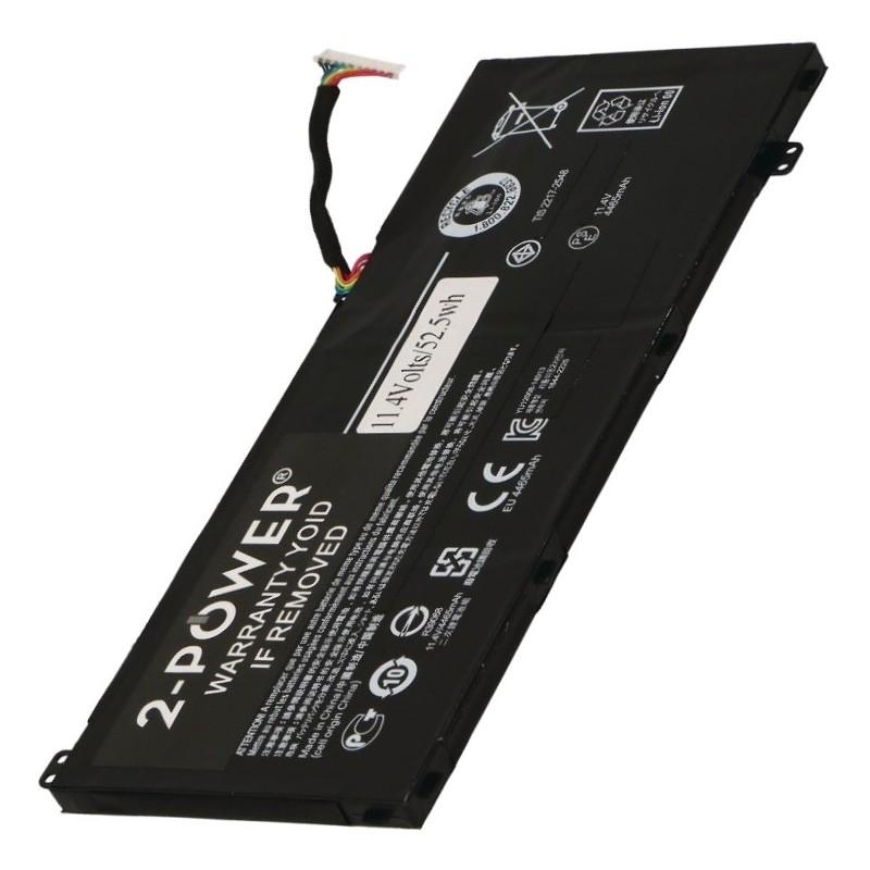 2-POWER Baterie 11,4V 4450mAh pro Acer Aspire VN7-571, VN7-572G, VN7-593G, VX5-591G, Spin SP314-51