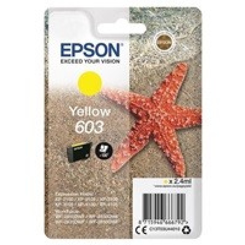 EPSON ink bar Singlepack "Hvězdice" Yellow 603 Ink, BAR 130 stran