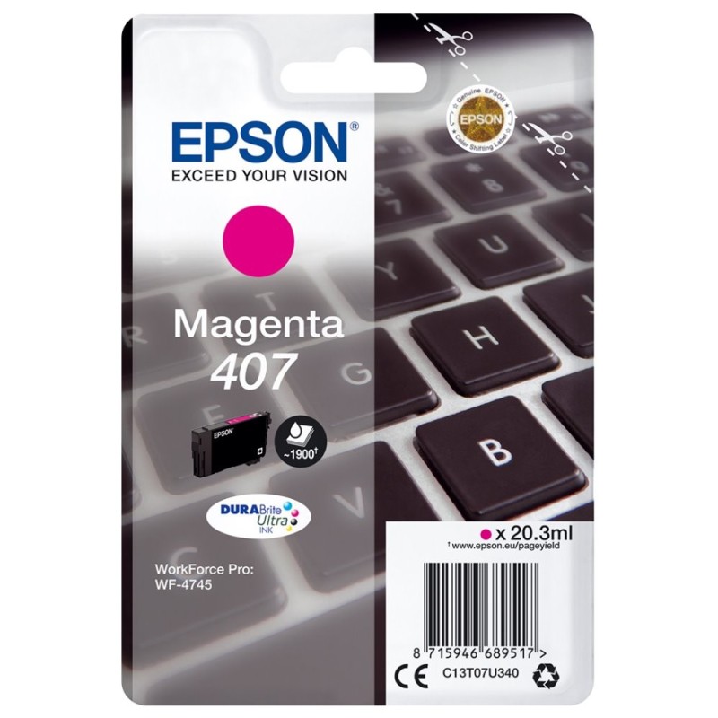 EPSON Ink bar WF-4745 Series Ink Cartridge "Klávesnice" L Magenta (1.900 str.) (20,3 ml)