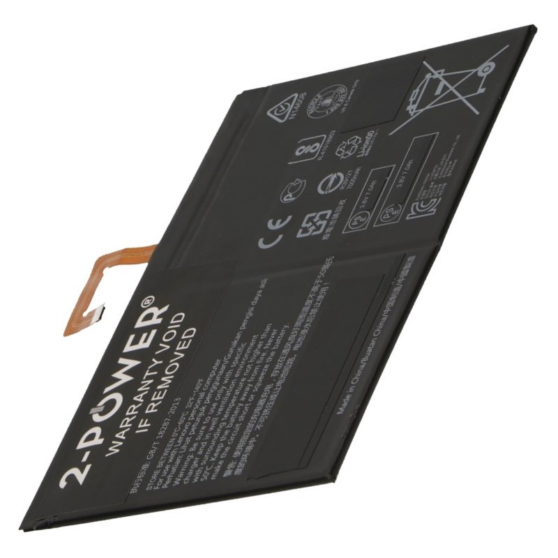 2-POWER Baterie 3,8V 7000mAh pro Lenovo Tab 2 A10-70L, Lenovo A10-30-2, Lenovo TAB-10