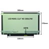 LCD PANEL 11,6" HD 1366x768 30PIN MATNÝ / ÚCHYTY PO STRANÁCH