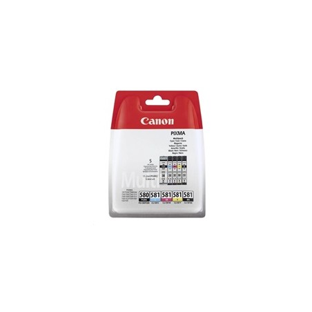 Canon CARTRIDGE PGI-580/CLI-581 BK/CMYK MultiPack pro PIXMA TS615x, TS625x, TS635x, TS815x, TS825x (200 str.)