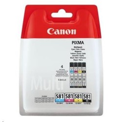 Canon CARTRIDGE CLI-581 C/M/Y/BK MULTI-PACK pro PIXMA TS615x, TS625x, TS635x, TS815x, TS825x, TS835x, TS915x (200 str.)