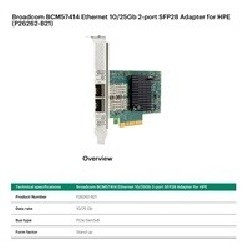 Broadcom BCM57414 Ethernet 10/25Gb 2-port SFP28 Adapter for HPE