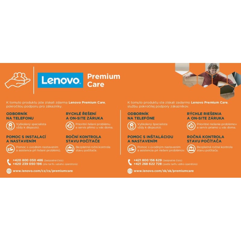 5WS0T73721 Lenovo WarUpg 2Y Premium onsite(MAINS)