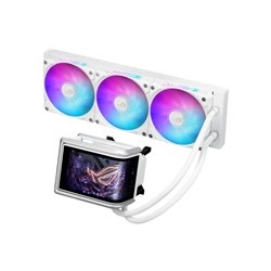 ASUS vodní chladič CPU AIO ROG RYUO IV 360 ARGB, bílá