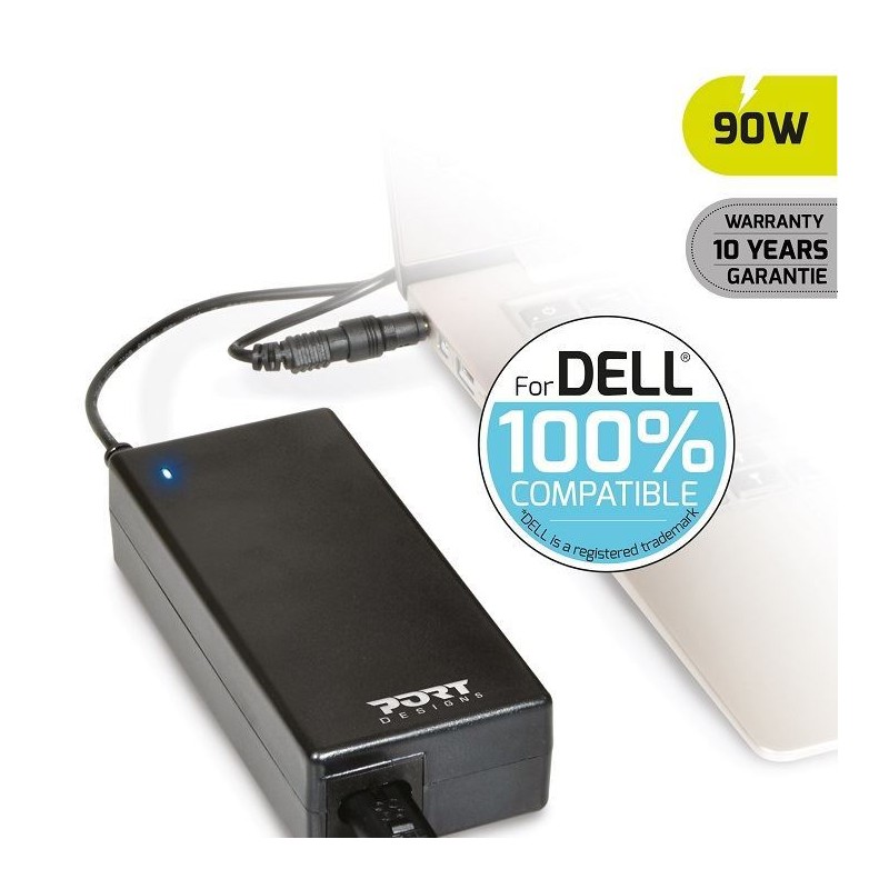 PORT CONNECT DELL 100% napájecí adaptér k notebooku, 19V, 4,74A, 90W, 2x DELL konektor