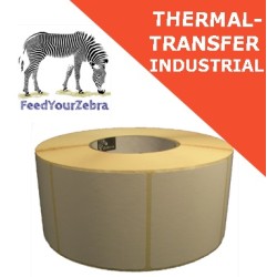 Label, Paper, 76x76mm Thermal Transfer, Z-Select 2000T, Coated, Permanent Adhesive, 76mm Core