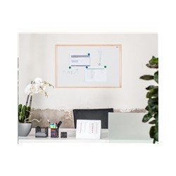 Magnetická tabule AVELI 90x60, dřevěný rám