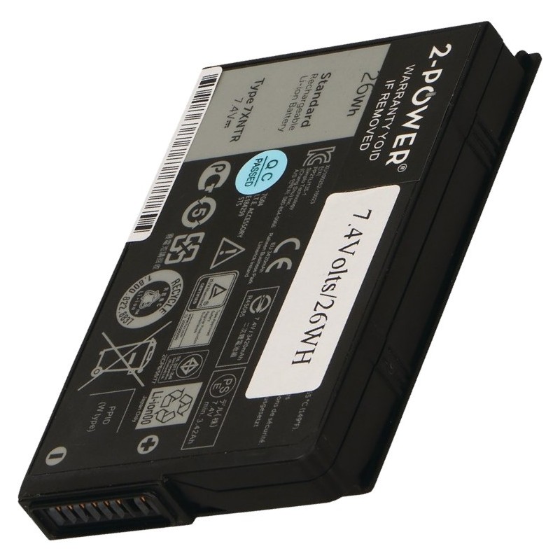 2-POWER Baterie 7,4V 3600mAh pro Dell Latitude 7200 series Latitude 7202, Latitude 7212