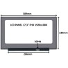 LCD PANEL 17,3" FHD 1920x1080 30PIN MATNÝ IPS / BEZ ÚCHYTŮ
